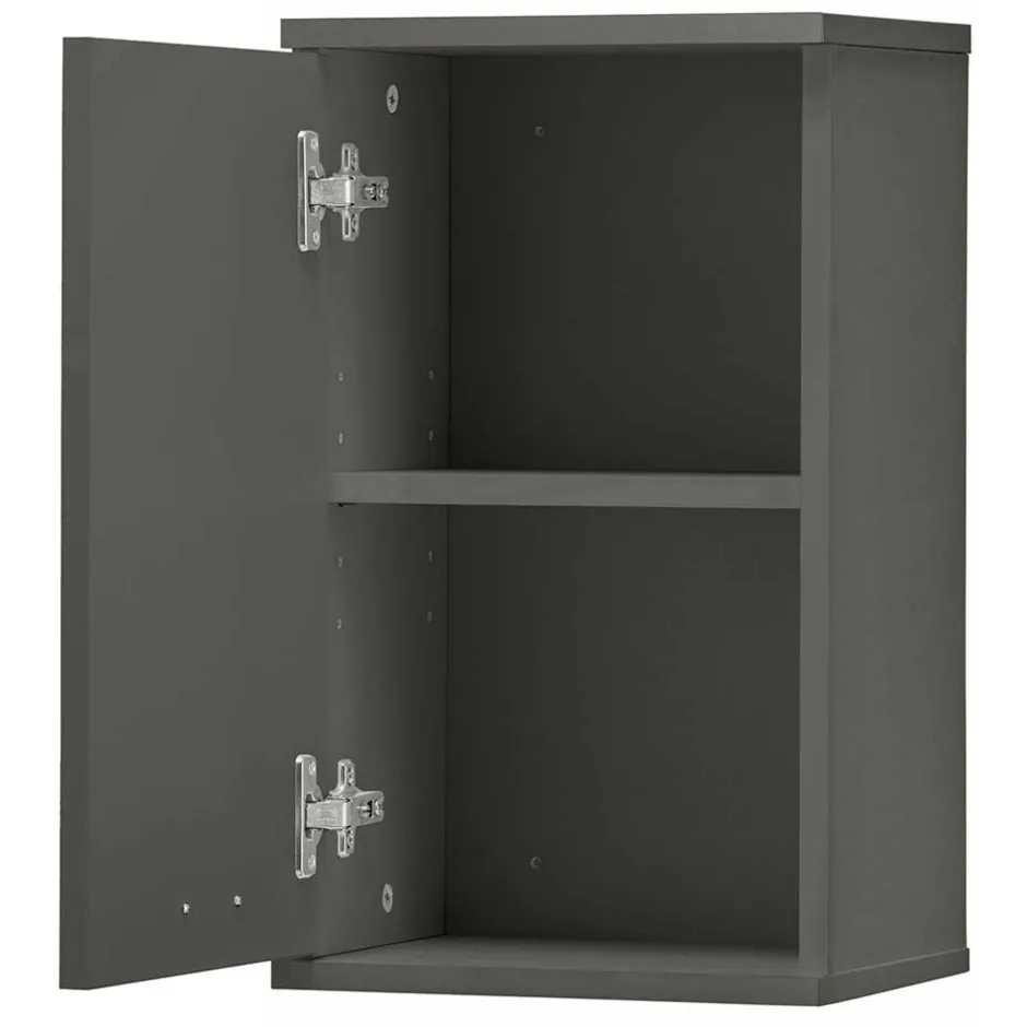 Bad Hängeschrank in Hochglanz Grau - Ulivia^Wohnen Sale