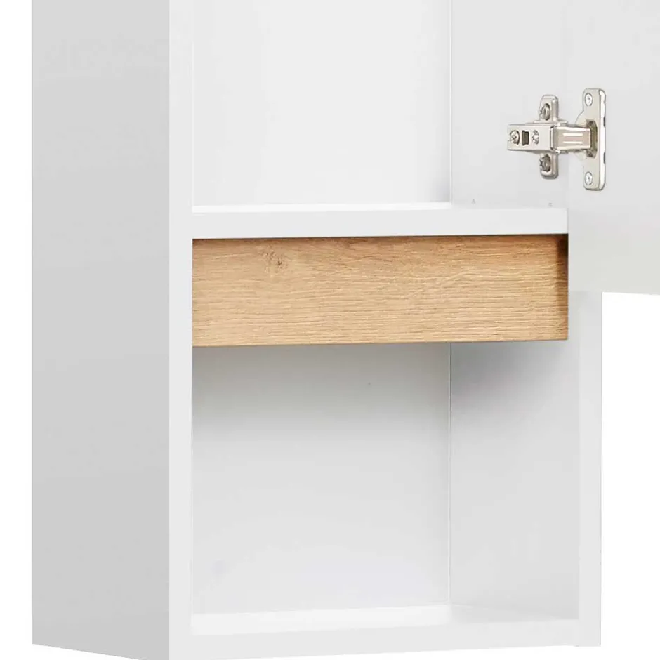 Bad Hängeschrank mit Fach und Tür - Zenata^Wohnen Best