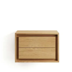 Wohnen Bad Hänge-Waschtisch aus Massivholz Teak - Reddnas