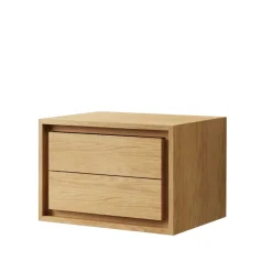 Wohnen Bad Hänge-Waschtisch aus Massivholz Teak - Reddnas