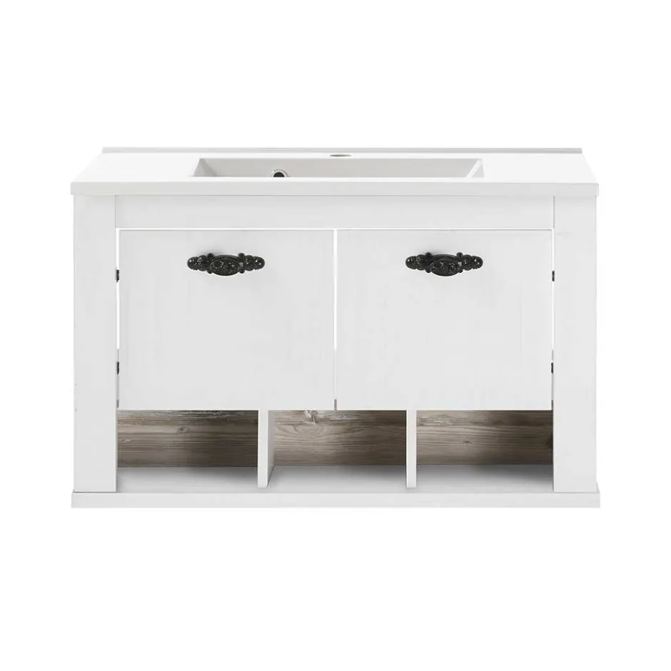 Wohnen Bad Hänge-Waschtisch im Country Style - Doules