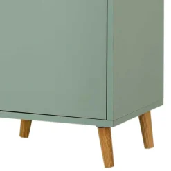 Wohnen Bad Hochschrank in Graugrün & Eiche - Vereny