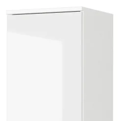 Wohnen Bad Hochschrank in Weiß Hochglanz - Loeesa