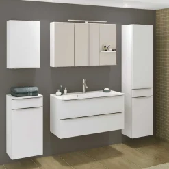 Wohnen Bad Hochschrank mit Schublade & 2 Türen - Livendas