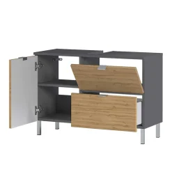 Wohnen Bad Kombination Möbel zweifarbig - Tanjura (dreiteilig)