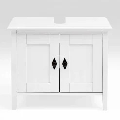 Wohnen Bad Landhaus Unterbeckenschrank in Weiß - Satumare