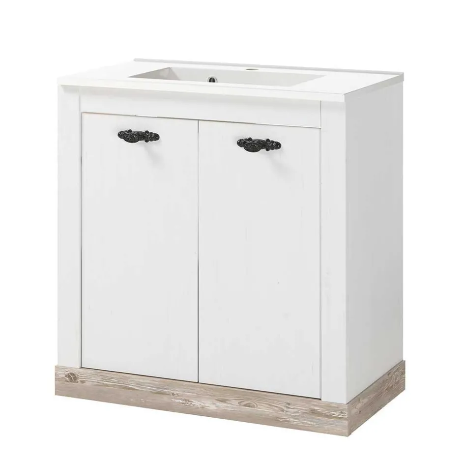 Wohnen Bad Landhausmöbel Set - Doules (fünfteilig)