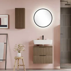 Bad Möbelset in Eiche Dunkel - Ucaida (dreiteilig)^Wohnen Clearance