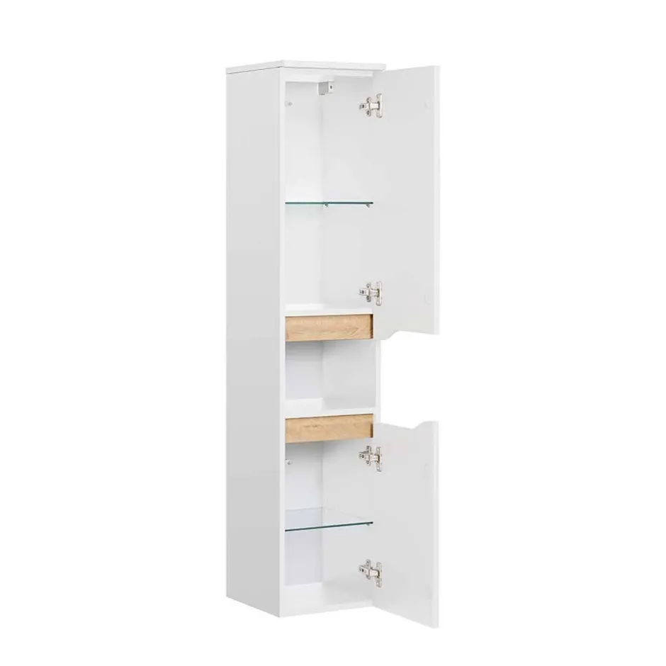 Wohnen Bad Midi-Schrank 141 cm hoch - Zenata