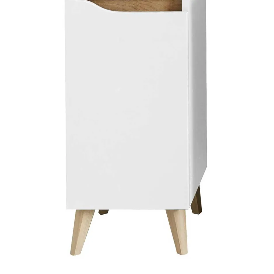 Wohnen Bad Midi-Schrank 141 cm hoch - Zenata