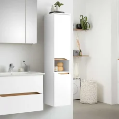 Wohnen Bad Midi-Schrank 141 cm hoch - Zenata