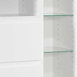 Bad Midischrank Concetada in Weiß Hochglanz^Wohnen Discount