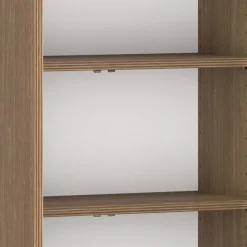 Wohnen Bad Midi-Schrank in Eiche Dunkel Optik - Ucaida