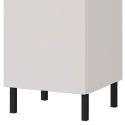 Bad Midischrank in Hellgrau - Dadra^Wohnen Best