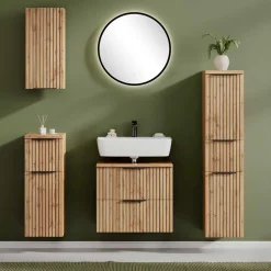 Wohnen Bad Midi-Schrank mit Schublade - Crystoga