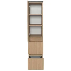 Wohnen Bad Midischrank mit Tür und zwei Schubladen - Leitha