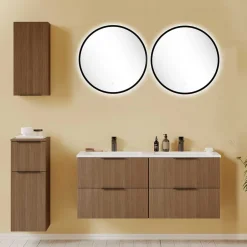 Bad mit Doppel-Waschplatz Möbelset - Ucaida (fünfteilig)^Wohnen Hot