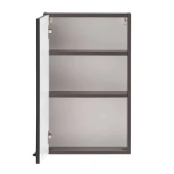 Wohnen Bad Oberschrank in Dunkelgrau - Novelya