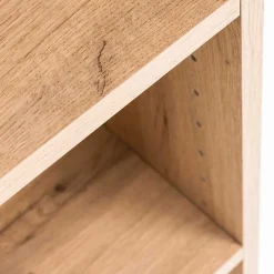 Wohnen Bad Oberschrank in Hellgrau und Wildeiche - Trioto