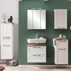 Bad Oberschrank in Weiß - Gyatso^Wohnen Discount