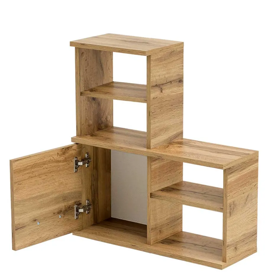 Bad Oberschrank mit Tür & 4 Fächern - Jessmi^Wohnen