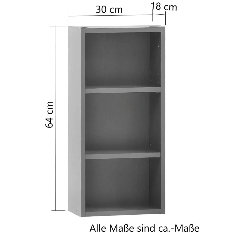 Wohnen Bad Regal in Wildeiche Holznachbildung - Tofias
