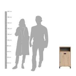 Wohnen Bad Schrank in Wildeiche Optik - Eleore