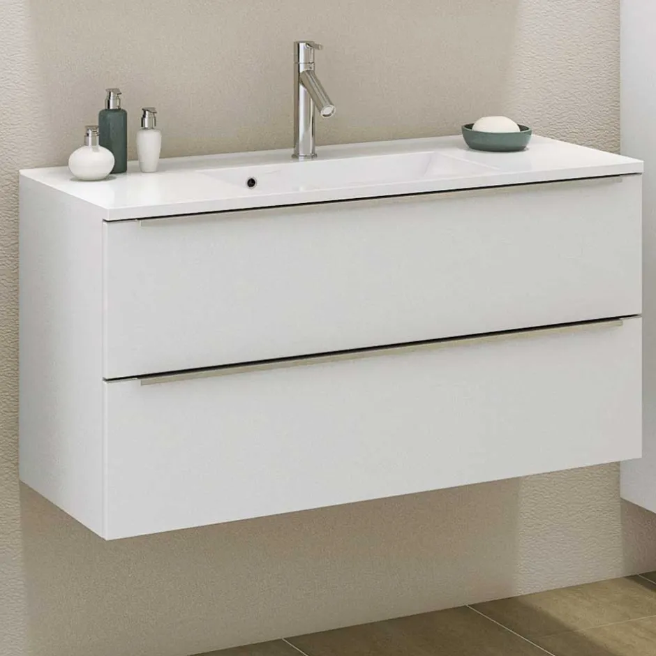 Bad Schubladen-Waschtisch für hängende Montage - Livendas^Wohnen Outlet