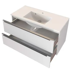 Bad Schubladen-Waschtisch für hängende Montage - Livendas^Wohnen Outlet