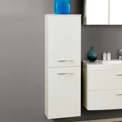 Bad Seitenschrank Datara in Weiß^Wohnen Clearance