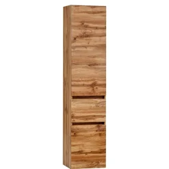 Wohnen Bad Seitenschrank in Holz Optik Wildeiche - Iliam