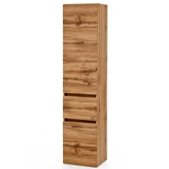 Wohnen Bad Seitenschrank in Holz Optik Wildeiche - Iliam