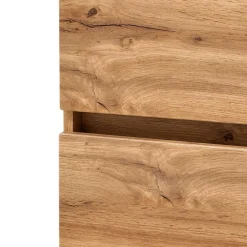 Wohnen Bad Seitenschrank in Holz Optik Wildeiche - Iliam
