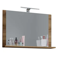 Wohnen Bad Spiegel in Holzoptik Wildeiche Honig - Toulon