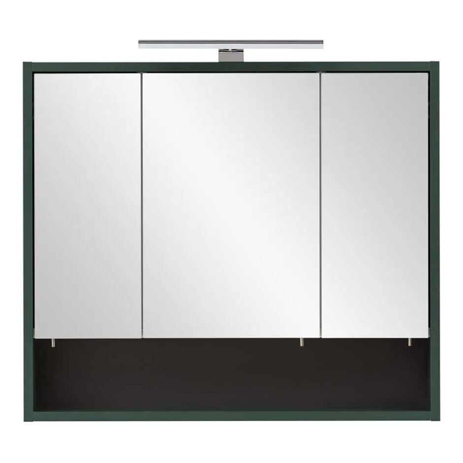 Bad Spiegelschrank in Dunkelgrün - Aqua^Wohnen Discount