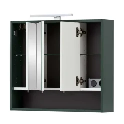 Bad Spiegelschrank in Dunkelgrün - Aqua^Wohnen Discount