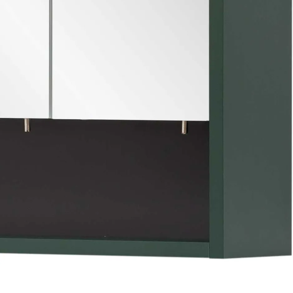 Bad Spiegelschrank in Dunkelgrün - Aqua^Wohnen Discount
