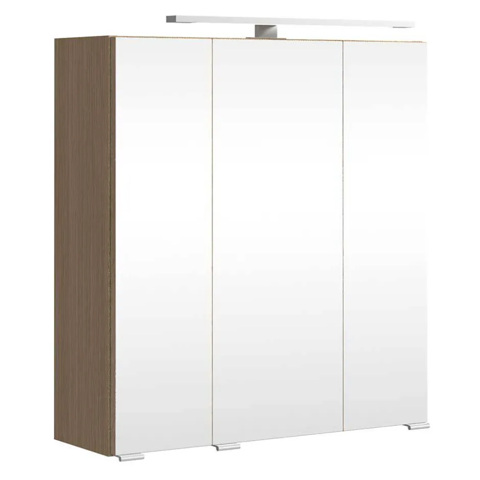 Wohnen Bad Spiegelschrank in Eiche Hell - Vibulam