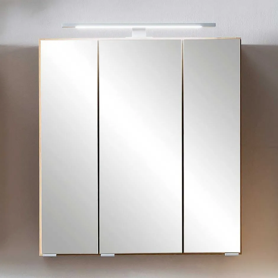 Wohnen Bad Spiegelschrank in Wildeiche Optik - Drumias