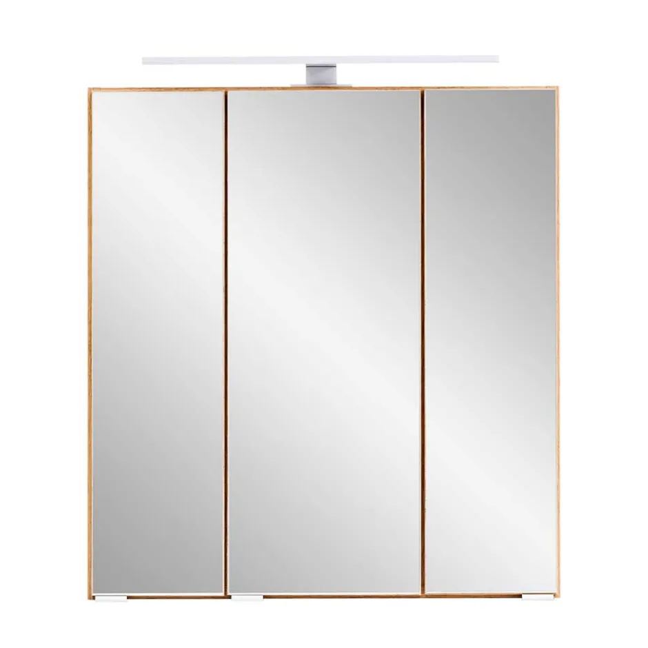 Wohnen Bad Spiegelschrank in Wildeiche Optik - Drumias