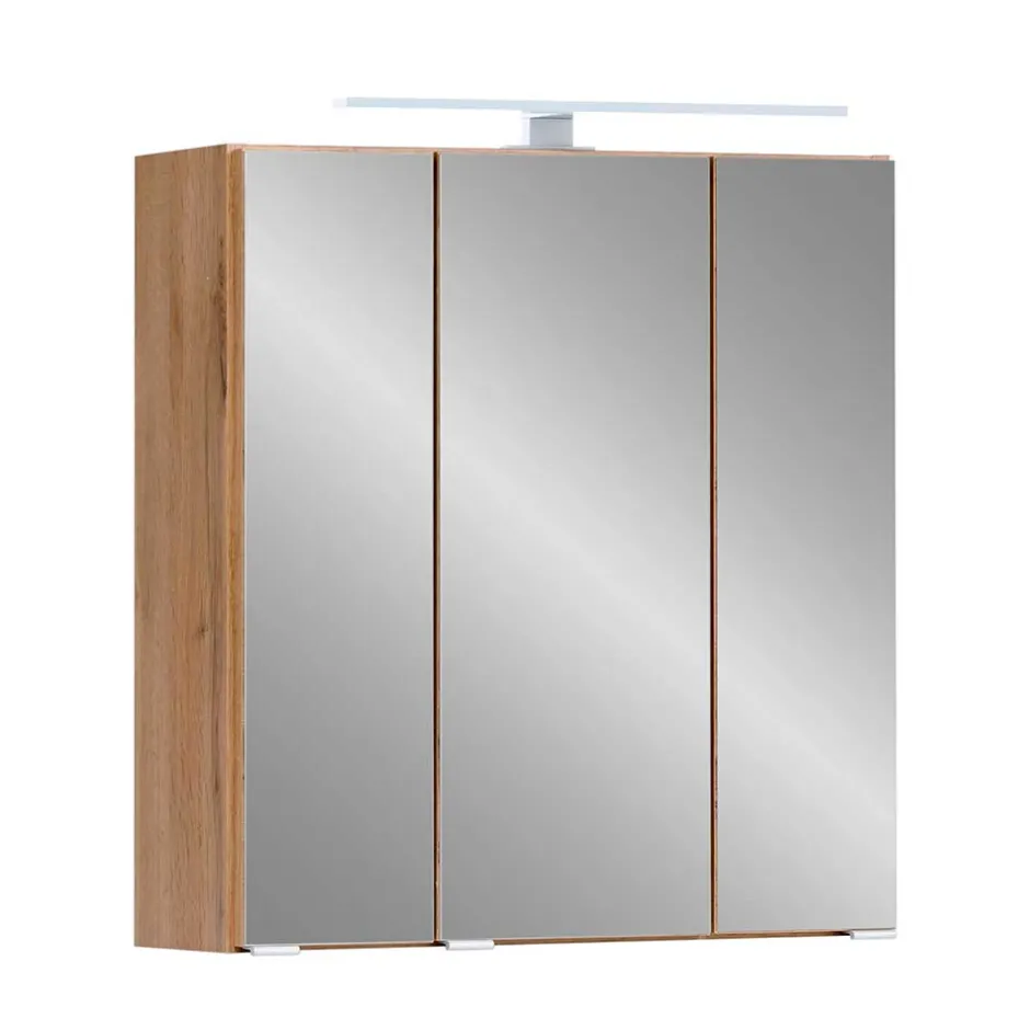 Wohnen Bad Spiegelschrank in Wildeiche Optik - Drumias