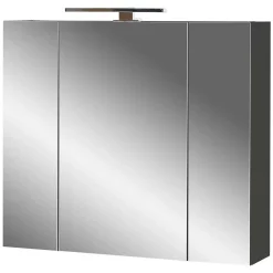Bad Spiegelschrank mit LED 3-türig - Dolida^Wohnen Online