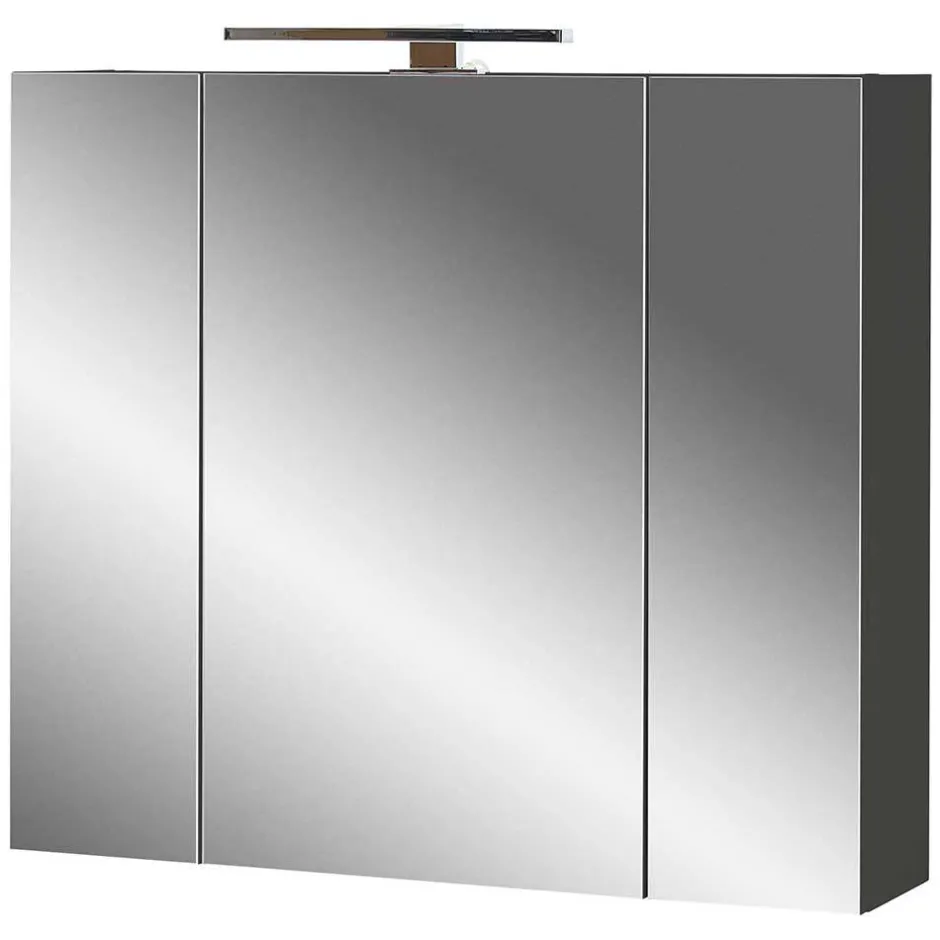 Bad Spiegelschrank mit LED 3-türig - Dolida^Wohnen Online