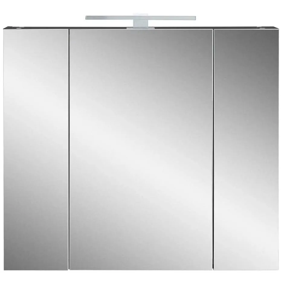 Bad Spiegelschrank mit LED 3-türig - Dolida^Wohnen Online