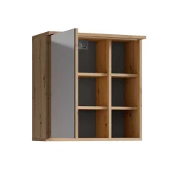 Wohnen Bad Spiegeltür-Hängeschrank mit 3 Fächern - Eleore