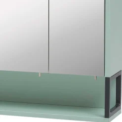 Bad 3-türiger Spiegelschrank in Mint Grün - Esdrus^Wohnen Clearance