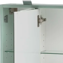 Bad 3-türiger Spiegelschrank in Mint Grün - Esdrus^Wohnen Clearance