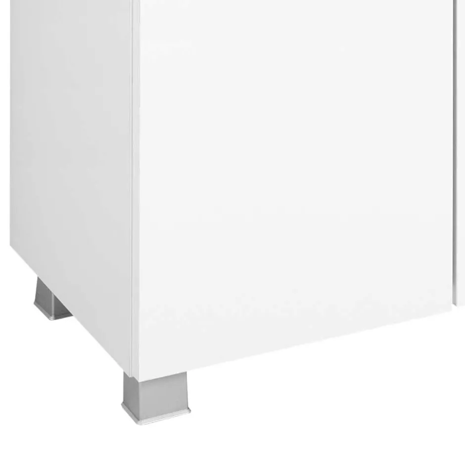 Wohnen Bad Unterbeckenschrank in Weiß - Lartemo