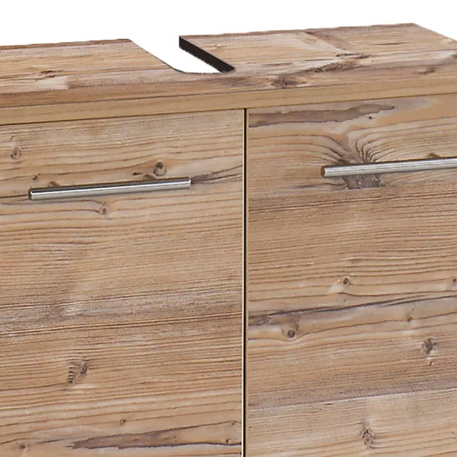 Wohnen Bad Unterbeckenschrank in Holz Optik - Dilvonda