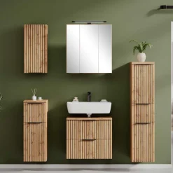 Bad Unterbeckenschrank mit Klappe & Schublade - Crystoga^Wohnen Best